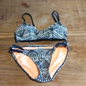 Xhiliration tribal print swimsuit
